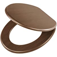 Tiger Asiento de Inodoro Douglas- 43 x 37.5 x 5 cm - MDF Madera- Marrón Nuez
